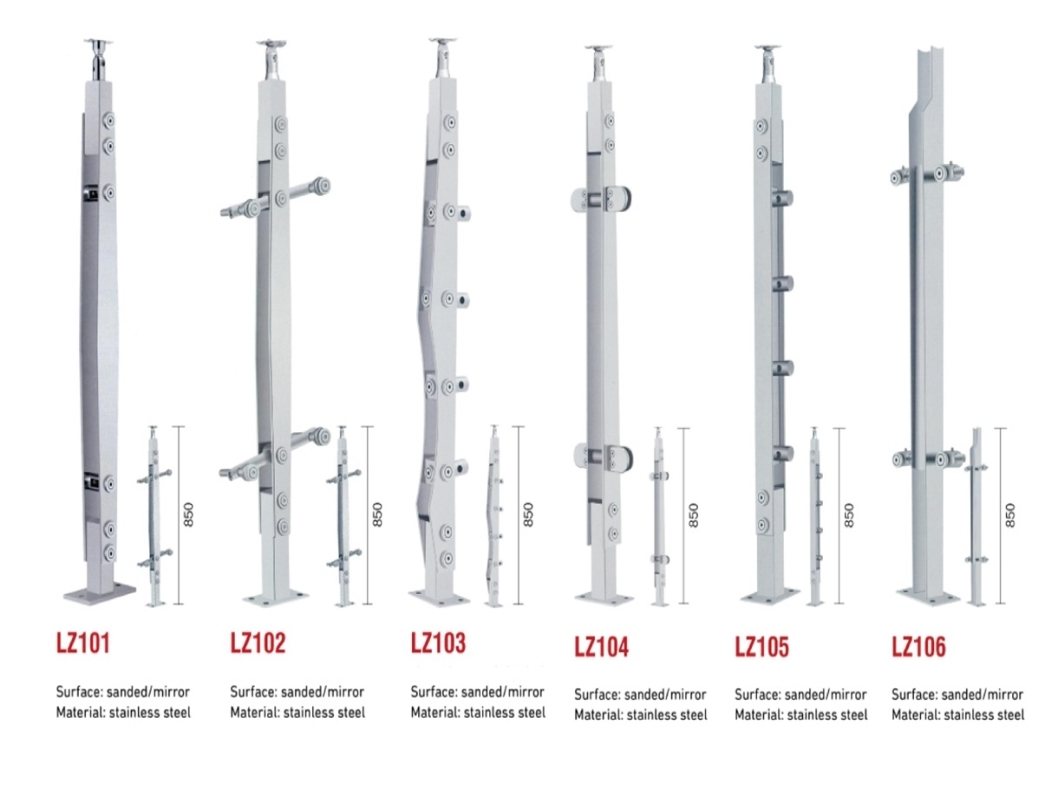 Stainless steel railing